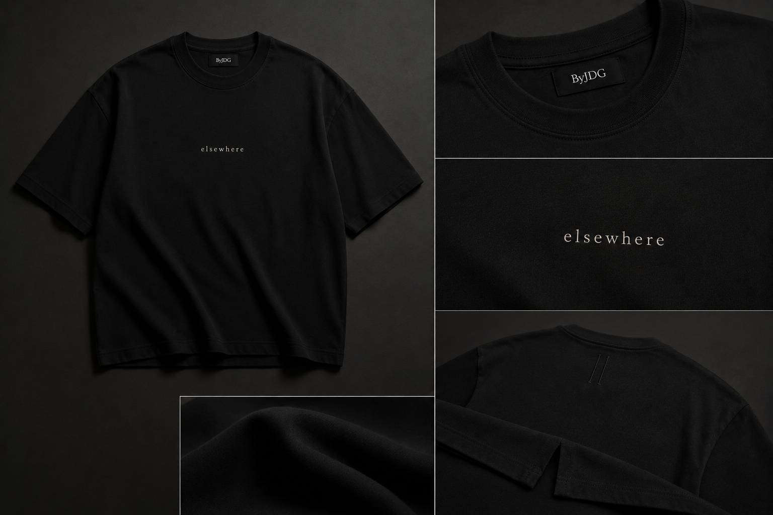 Black ByJDG tee